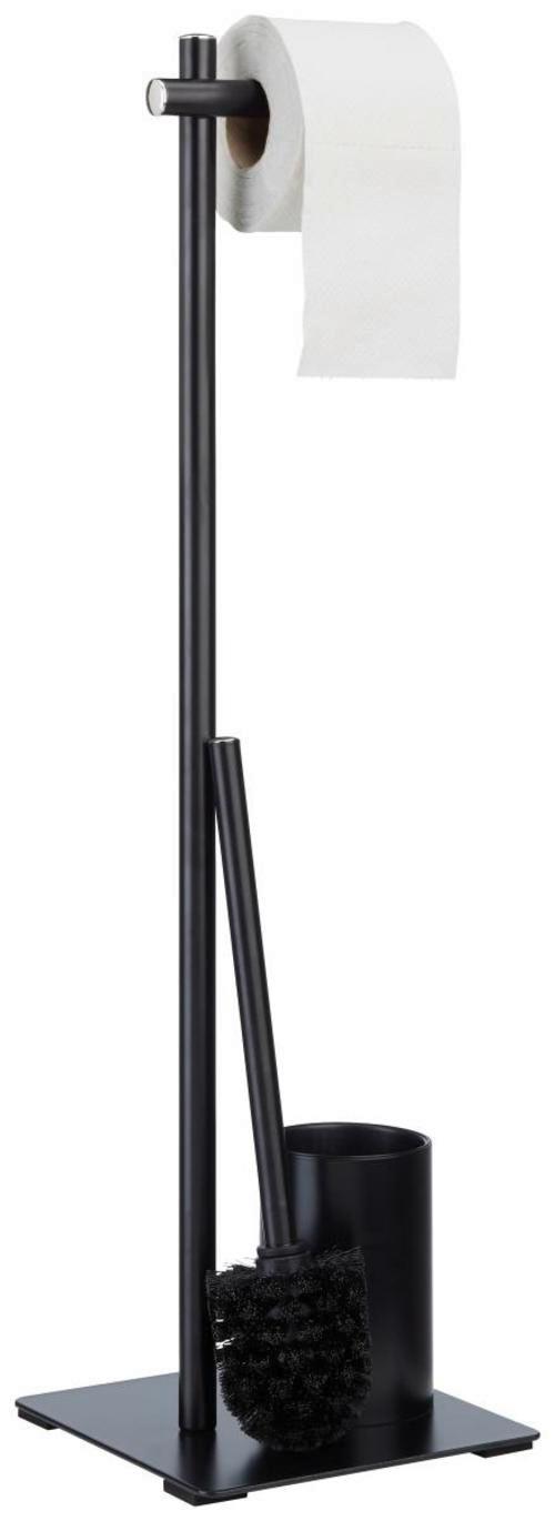 Kombinacija Z Wc-ščetko Mani -Sb- - črna, Moderno, kovina/umetna masa (20/71,5/20cm) - Mömax