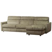 Sarokkanapé Sorrento Slim - zöld, Konventionell, faalapú anyag/textil (280/89/160cm)