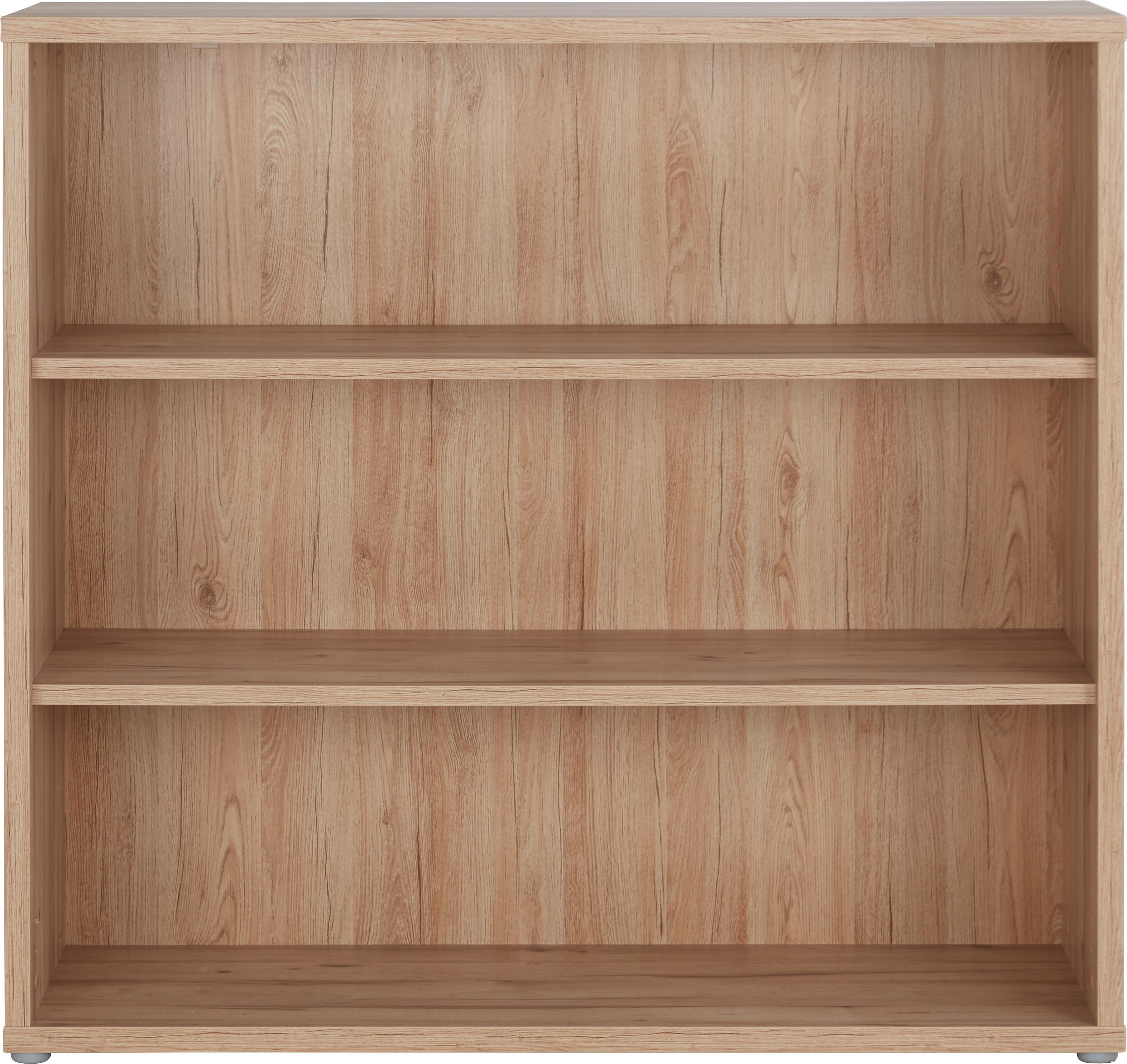 Etajeră Ducato - culoare lemn stejar, Modern, plastic/metal (120/116/40cm) - Premium Living