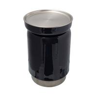 Beistelltisch Beistelltisch Art Deco 175 - Anthrazit/Silberfarben, Trend, Metall (32/32/47cm) - Kayoom