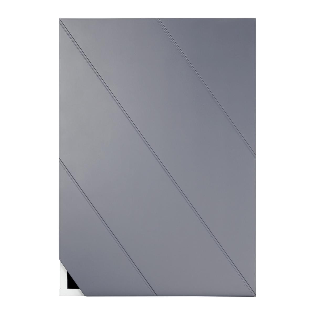 Faliszekrény Rocco - fehér/szürke, Modern, fa (42,6/60/20cm) - Bessagi Home