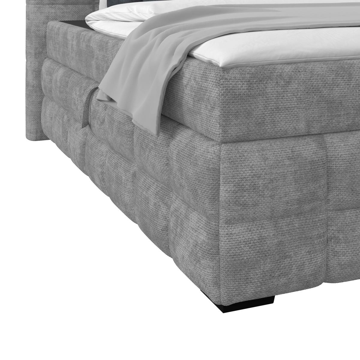 PAT BOX VEGA - verde/gri, Trend, lemn/textil (200/200cm) - Modern Living