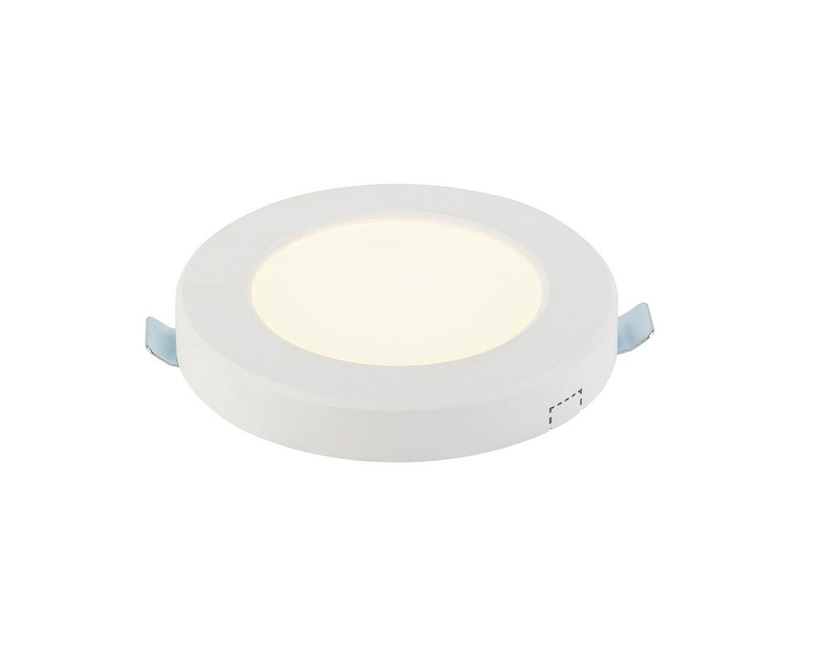 LED Mennyezeti Lámpa Lasse - fehér, Konventionell, műanyag (12,6/1,8cm) - Modern Living