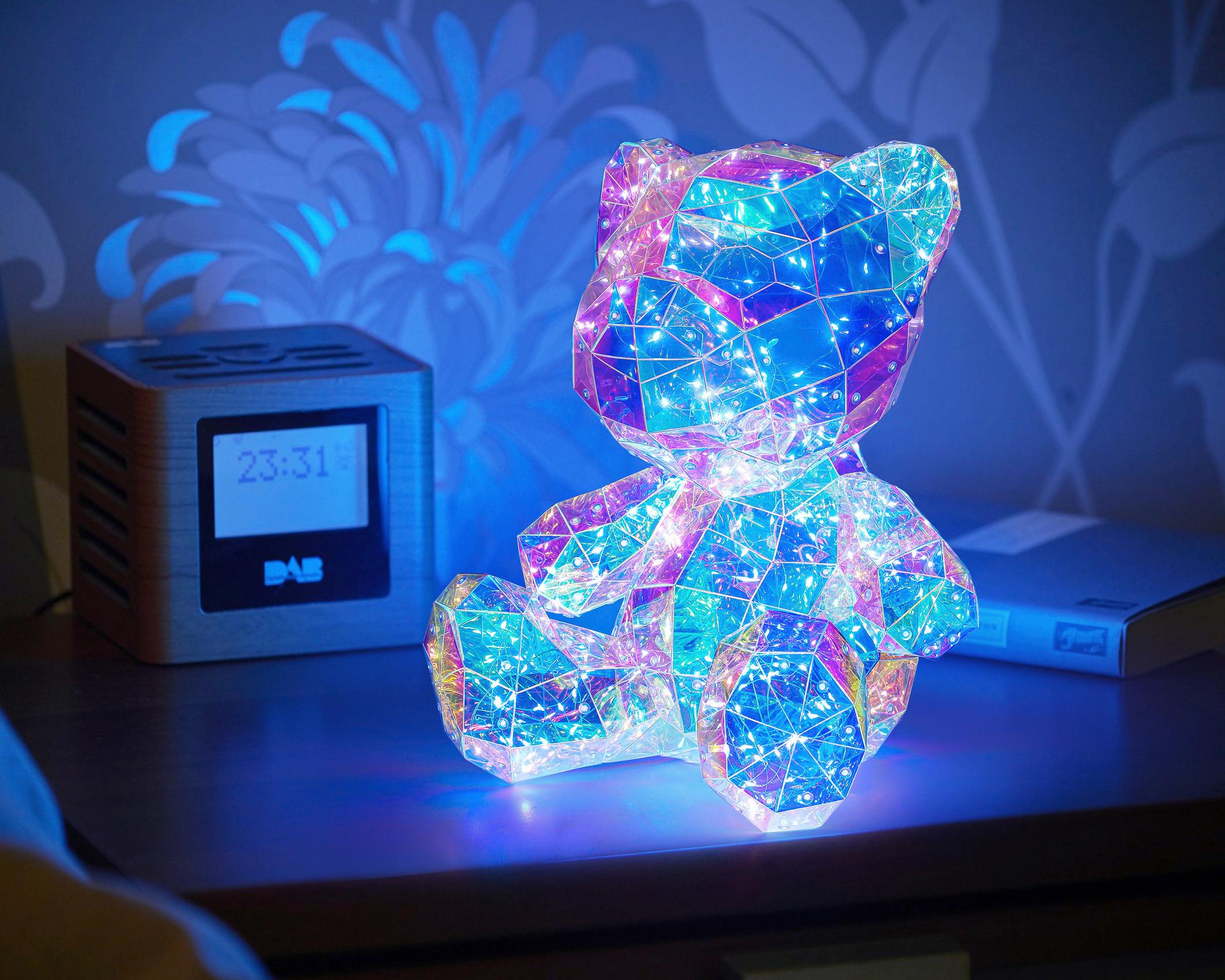 LAMPE DÉCORATIVE LED BERLI - Transparent, KONVENTIONELL, matière synthétique (19/20/25cm) - Mömax