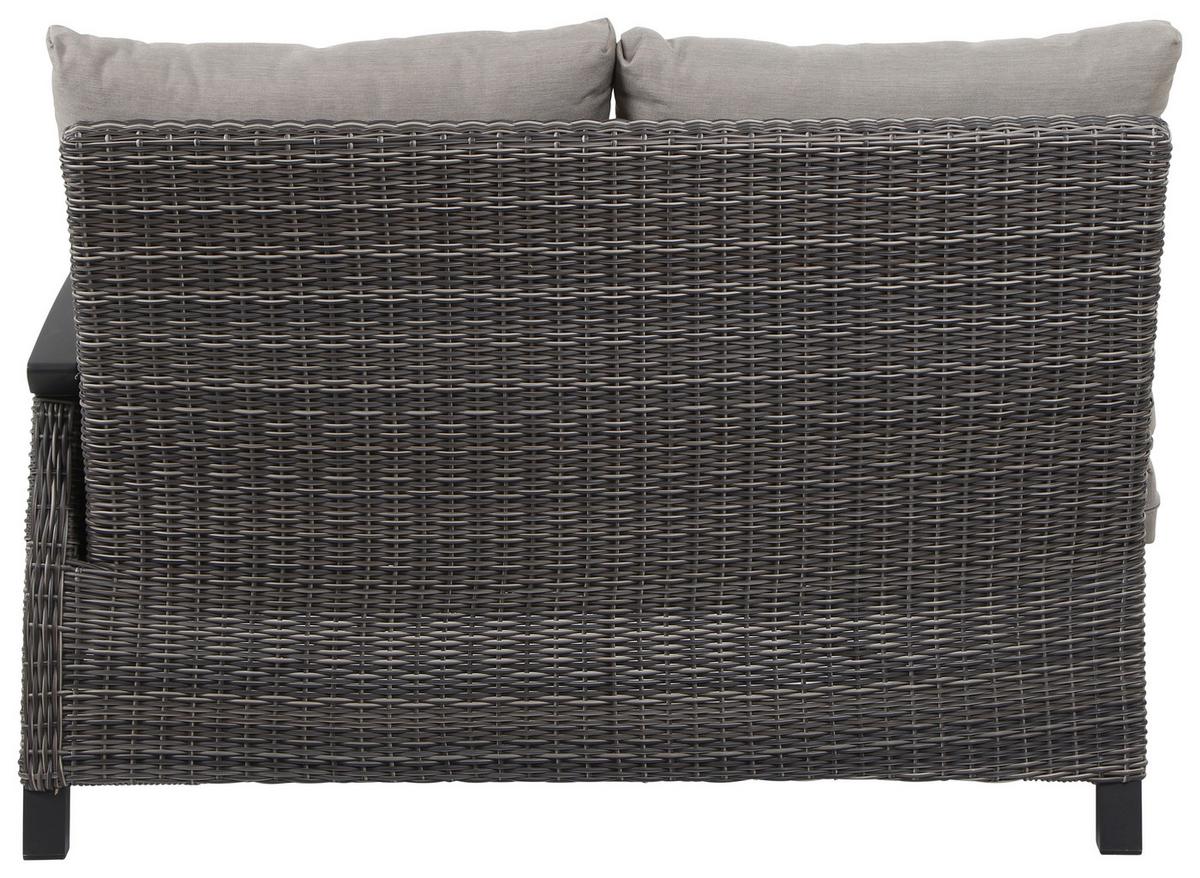 Loungegarnitur Corido 4-tlg. Grau - Grau, Basics, Keramik/Kunststoff (219/88/219cm) - Siena Garden