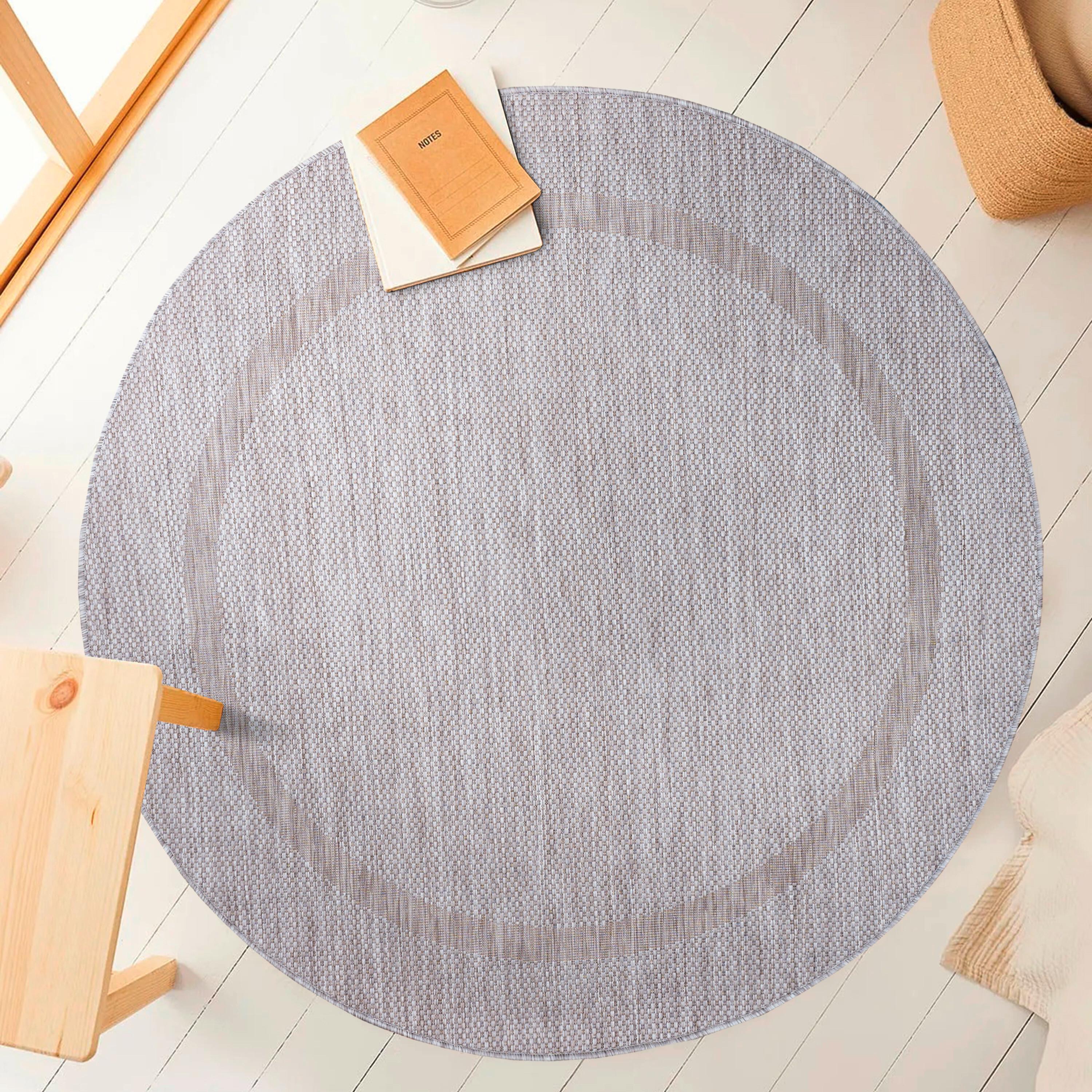 Ravno Tkana Preproga Relax, Srebrna, 200cm - srebrne barve, Basics, tekstil (200/200cm) - Novel