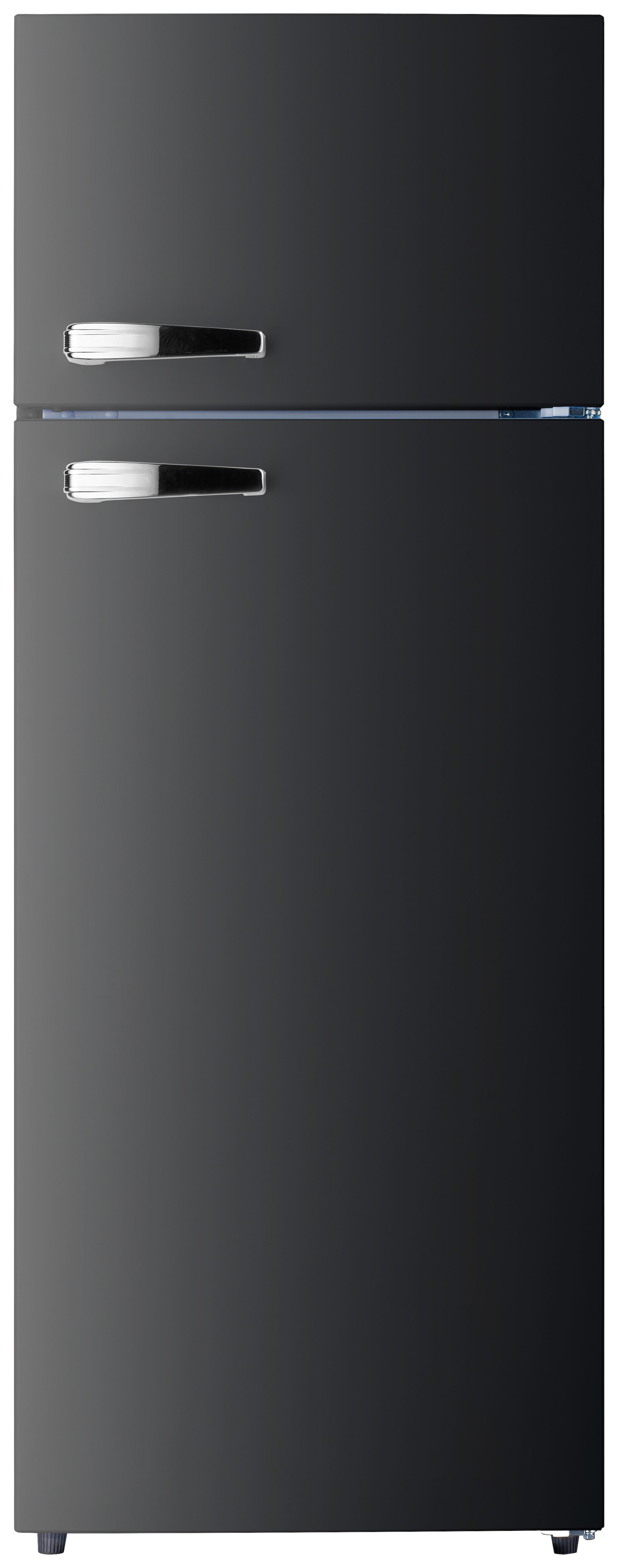 Kühl-Gefrier-Kombination GK210-2 SB in Schwarz - Schwarz, Trend, Kunststoff/Metall (54/143/54,5cm) - PKM