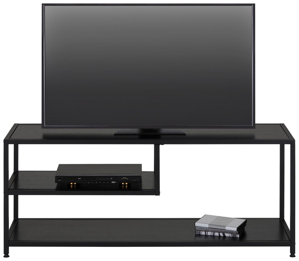 KOMODA NISKA GABE - czarny, Modern, tektura falista/metal (120/50/33cm) - Mömax