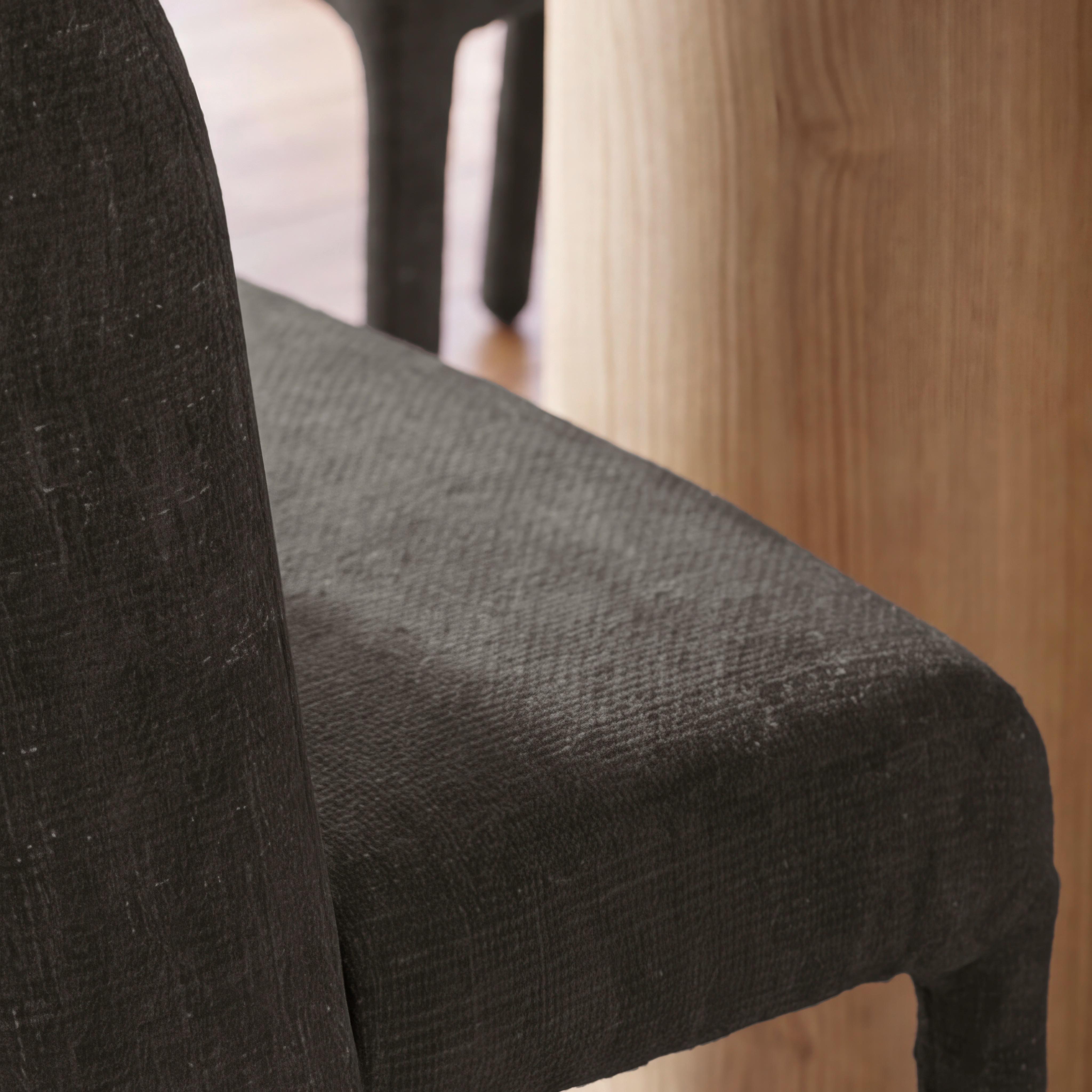 CHAISE ANEA - gris foncé, MODERN, métal/textile (52/79/55,5cm) - Bessagi Home