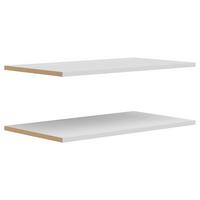 Einlegebodenset Milos Weiss, 2-teilig - Weiss, Modern, Holzwerkstoff (88/1,6/50cm) - Mömax