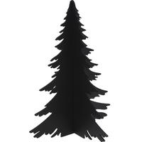 CHOINKA DEKORACYJNA GR9022241 - czarny, Basics, materiał drewnopochodny (45/45/60cm) - X-Mas