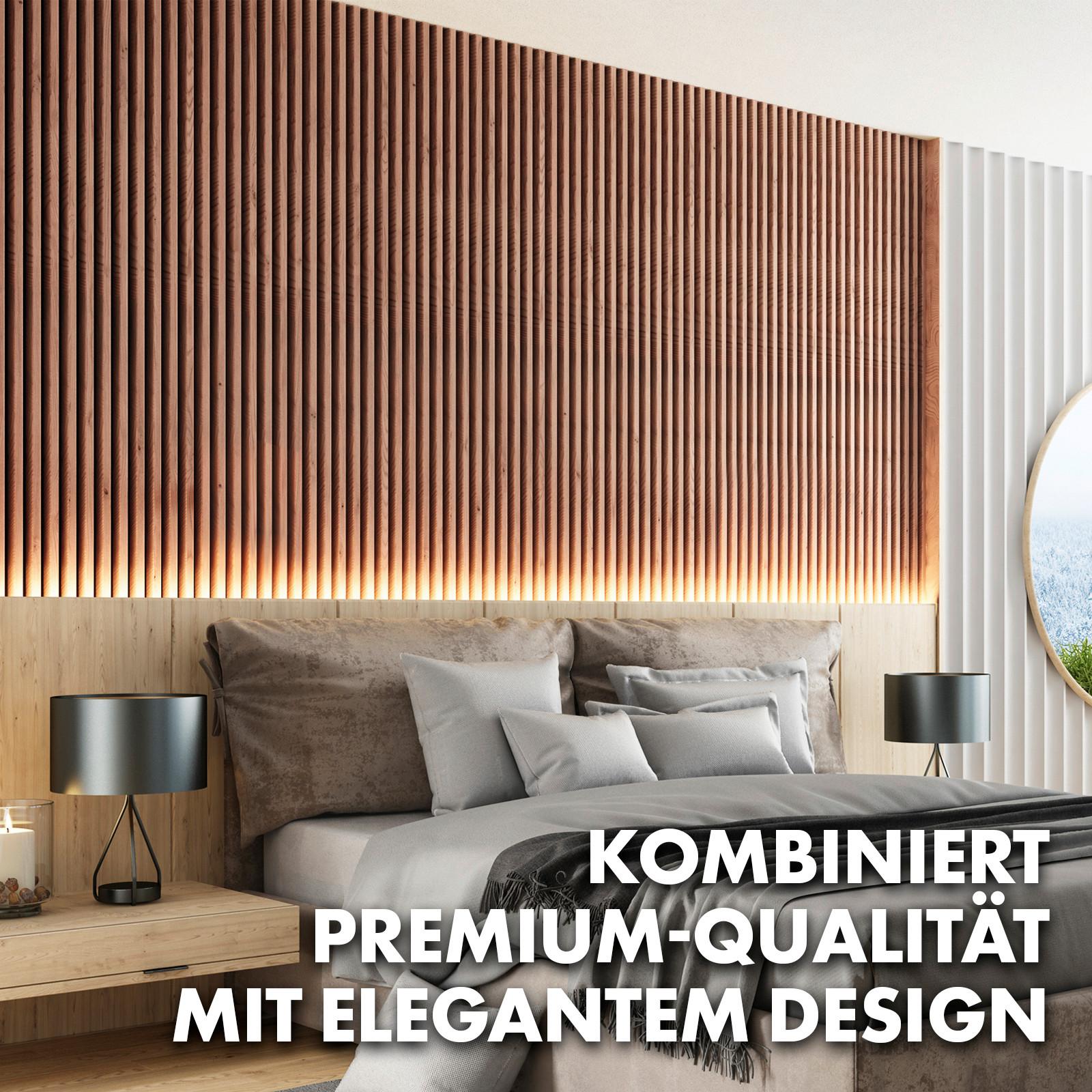 Akustikpaneel Eichefarben - Eichefarben, Basics, Holzwerkstoff (60/118cm)