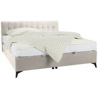 Box Krevet Magic - bež/crna, Konvencionalno, drvni materijal/tekstil (180/200cm) - Modern Living
