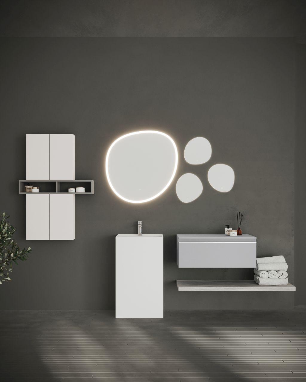 Oglindă iluminată SPR212 - Modern (32/30/2,9cm)
