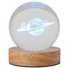 LED-DEKORATIONSLAMPA MONI - transparent/naturfärgad, Romantik / Lanthus, trämaterial/plast (8/9,5cm) - Mömax