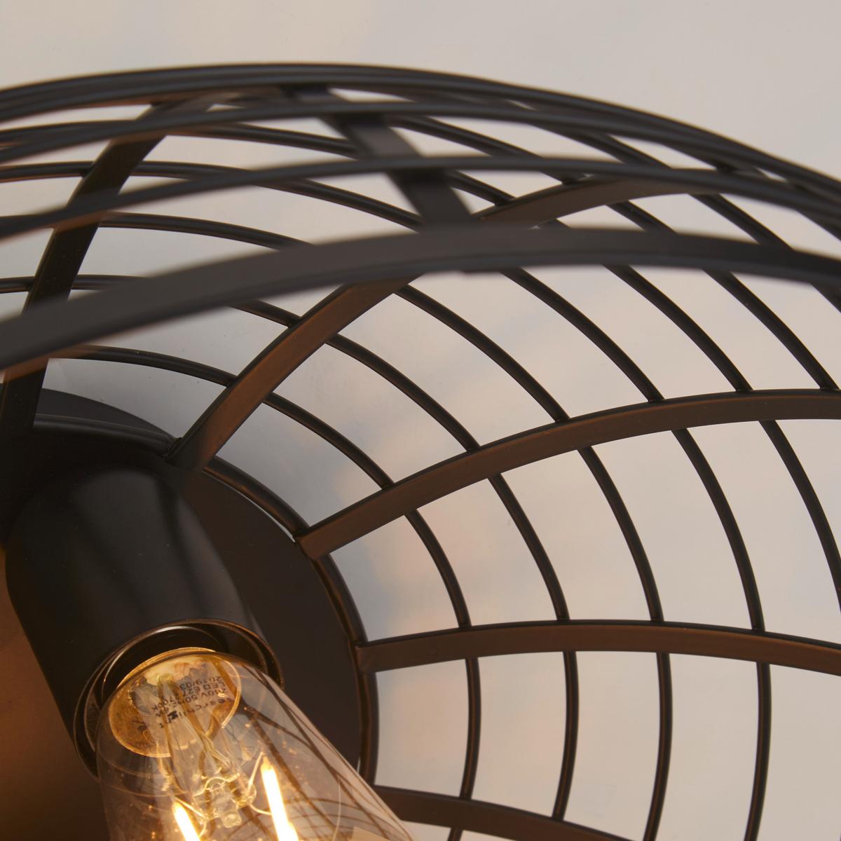 Mennyezeti Lámpa Vision Cage 3lt 85981-3bk - fekete, Basics, fém (40/19.5cm)