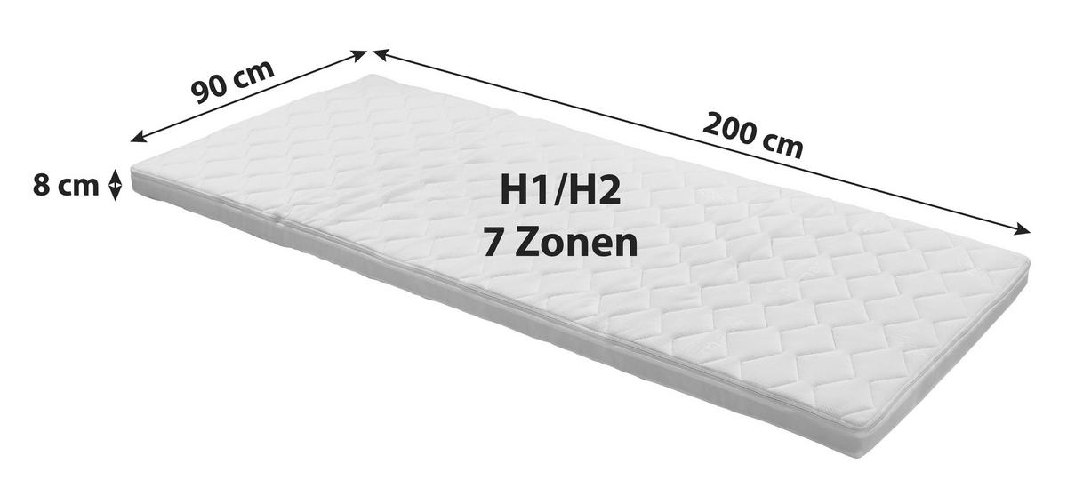 Nadmadrac Sigma - bijela, tekstil (90/200cm) - Nadana