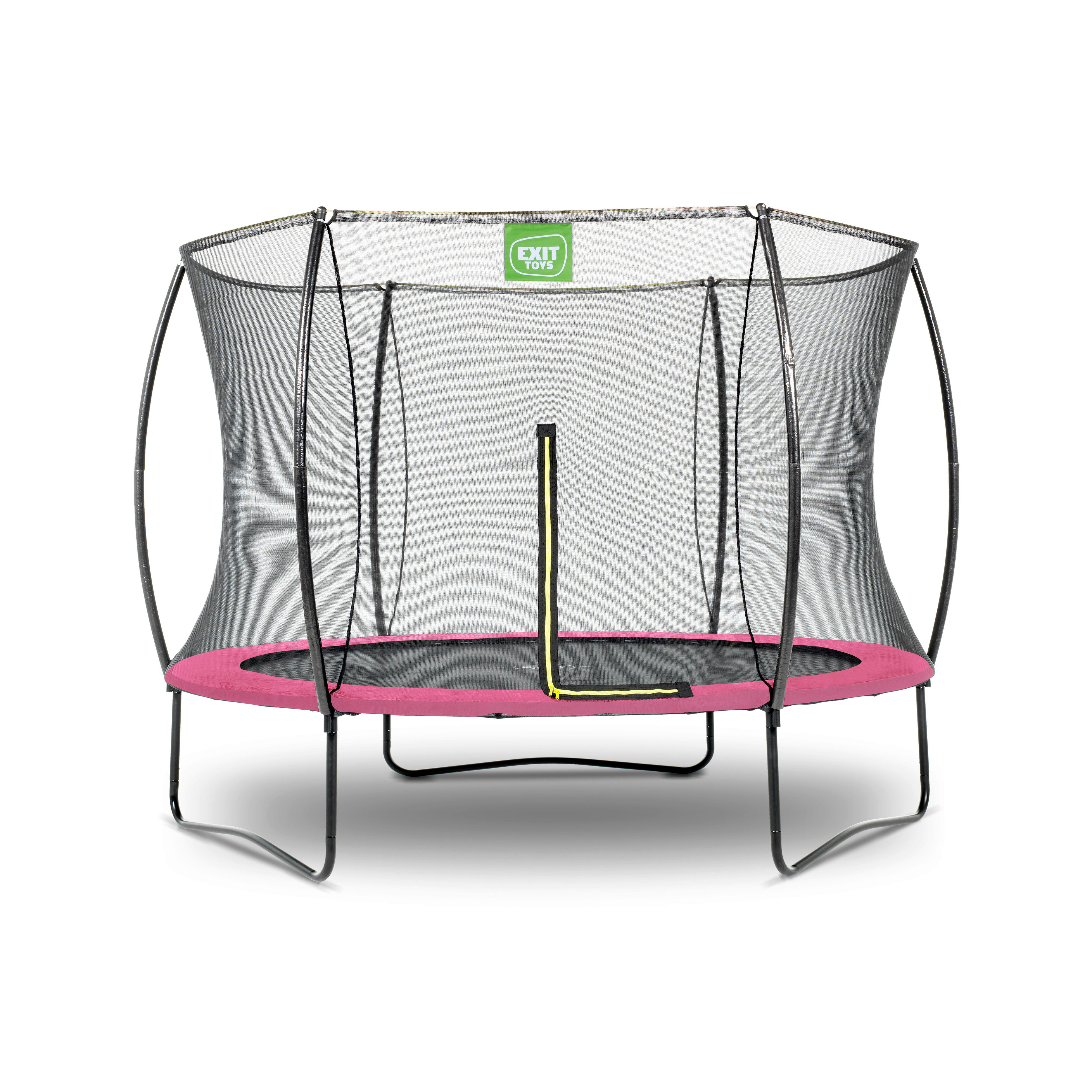 Trampolin Exit Silhouette, Ø 244cm - pink, Konvencionalno, kovina/umetna masa (244/228cm) - EXIT Toys