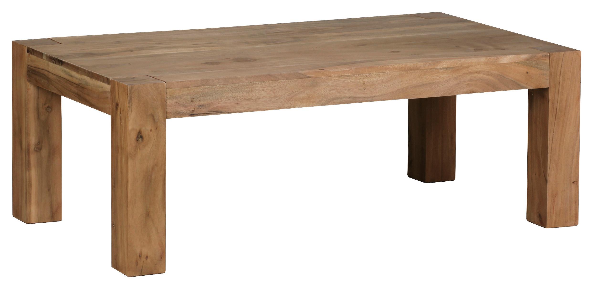Klubska Miza Mumbai - barve akacije, Design, les (110/60/40cm) - MID.YOU