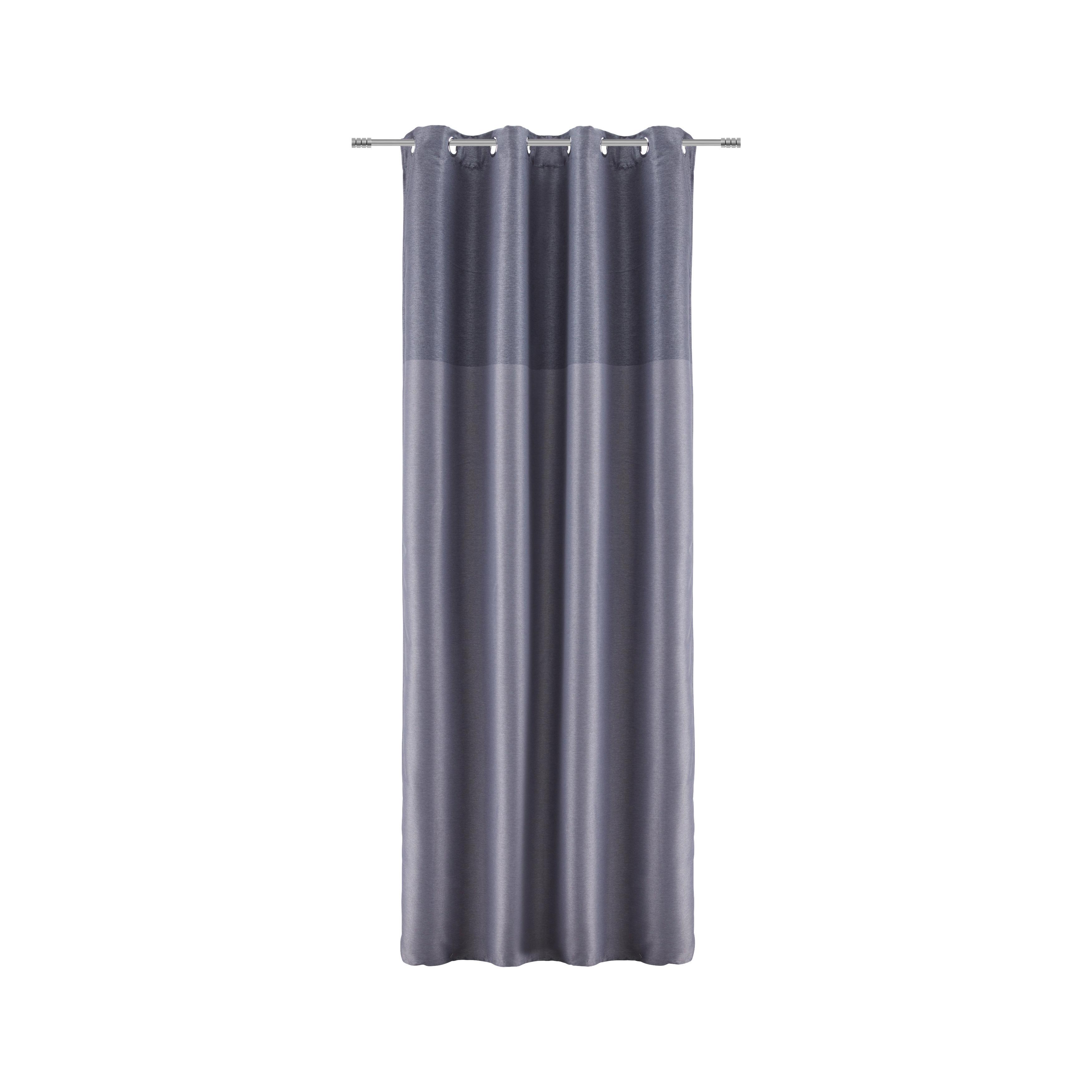 Zatemnitvena Zavesa Lars 2 Kosa -Jub- - siva, Moderno, tekstil (140/245cm) - Modern Living