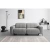 2,5-SITS SOFFA ALVARO - mörkgrå/grå, Modern, metall/trä (220/79/109cm) - Mömax