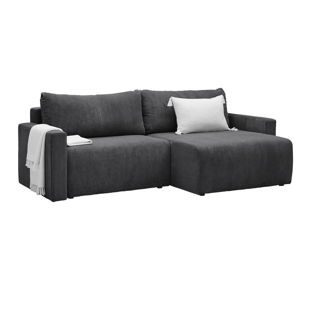 Coltar DIOS - antracit, Modern, lemn/metal (228/91/146cm) - Best Price