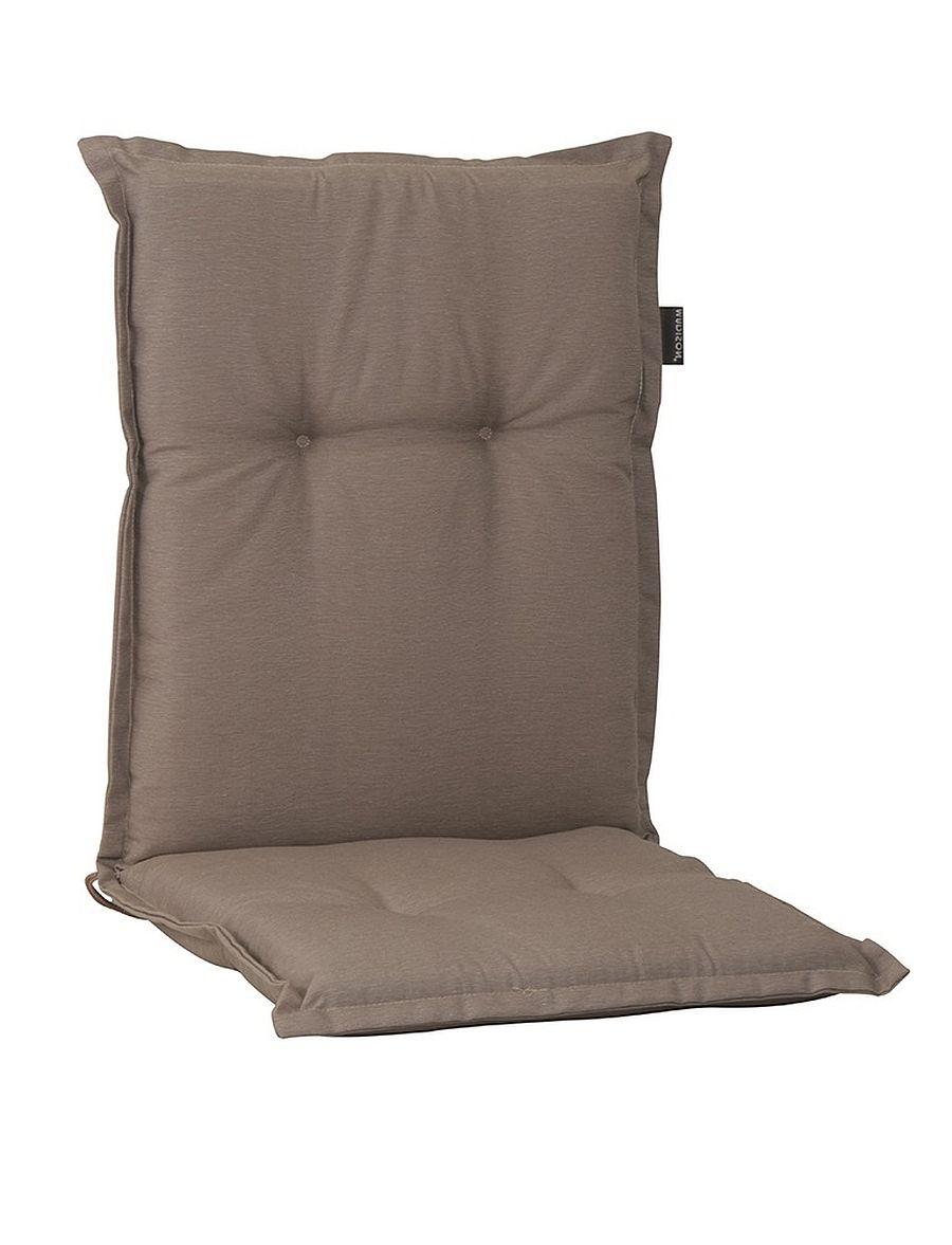 Sesselauflagen-Set Pana 4-tlg.Niedriglehner Grau - Taupe, KONVENTIONELL, Textil (50/8/105cm) - Ambia Garden