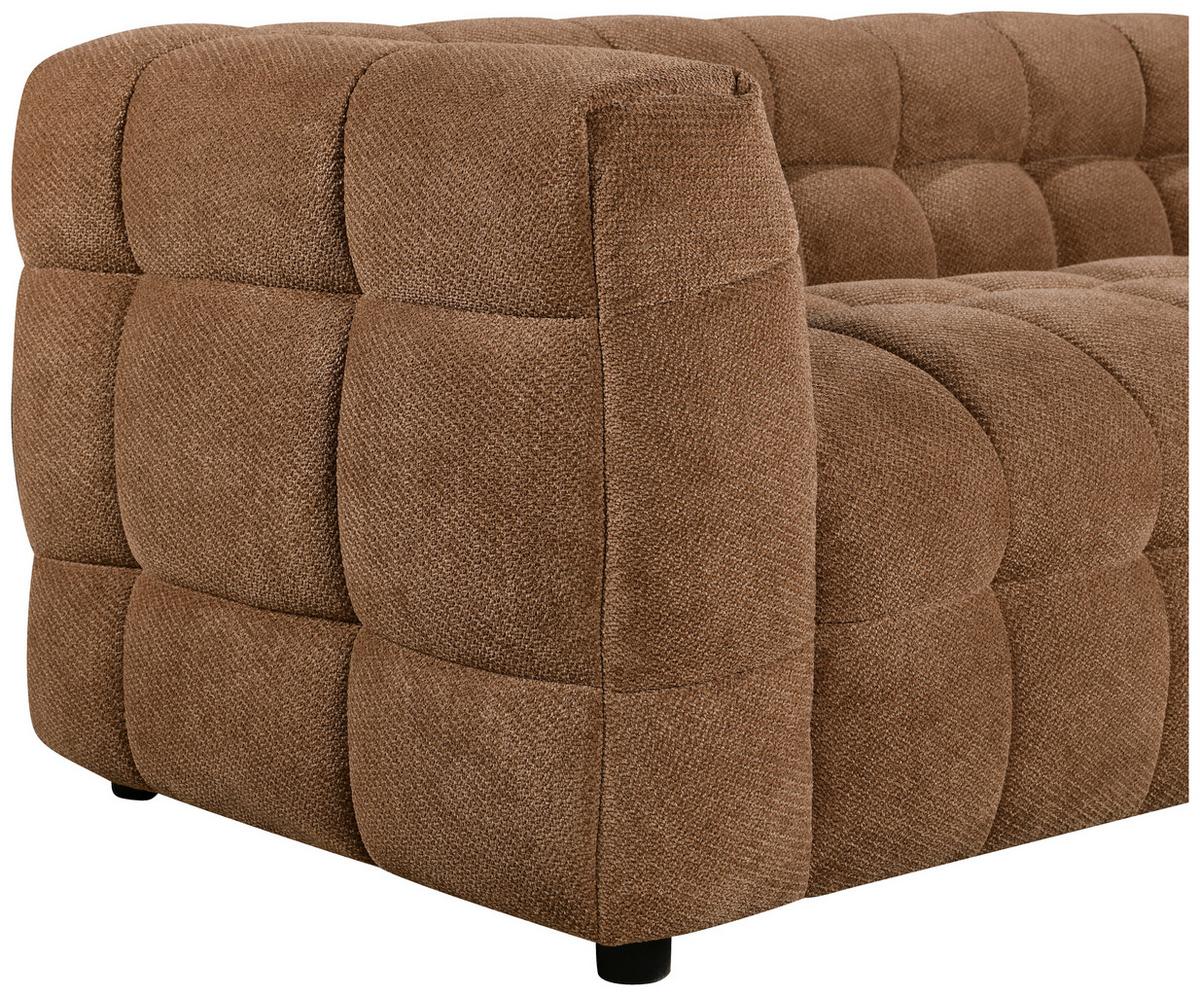 Sofa Cosy - smeđa/crna, Moderno, drvo/tekstil (218/71/90cm) - Mömax