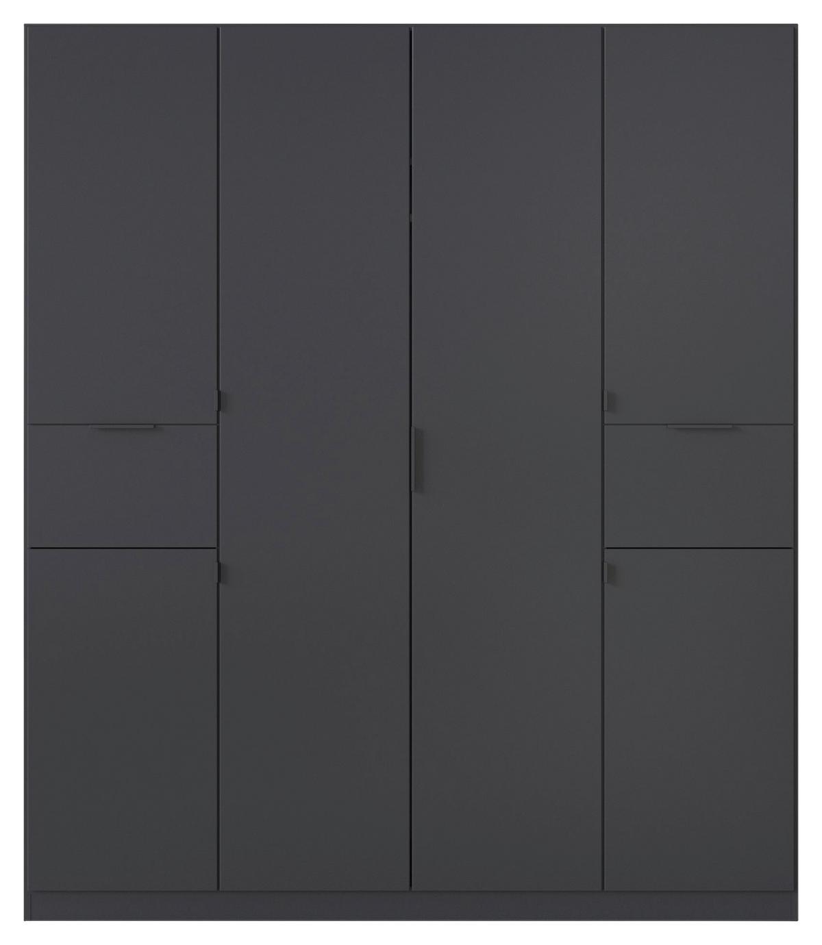 Ormar S Klasičnim Vratima Ticao - siva, Moderno, drvni materijal/metal (181/210/54cm) - Modern Living
