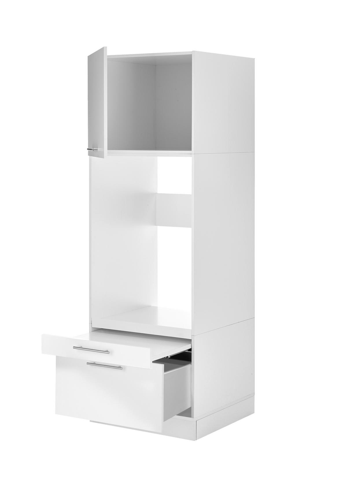 Hauswirtschaftsraum Clara Weiß B: ca. 134,8 cm - Weiß, KONVENTIONELL, Holzwerkstoff (134,8/200/67,6cm) - Respekta