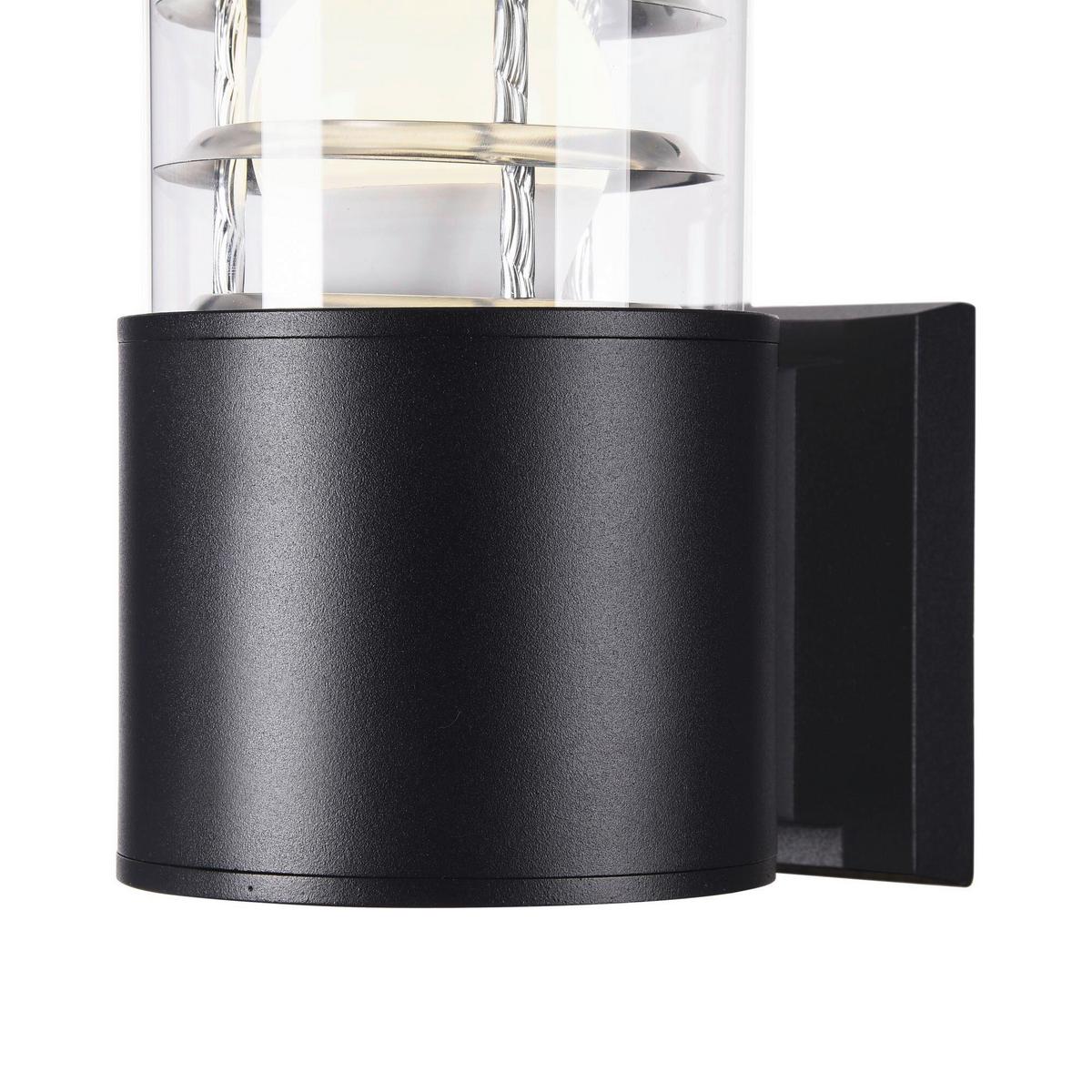 Außenwandleuchte Bronx Schwarz max. 60 Watt - Schwarz, Trend, Metall (16.5/10.8/20cm) - MAYTONI