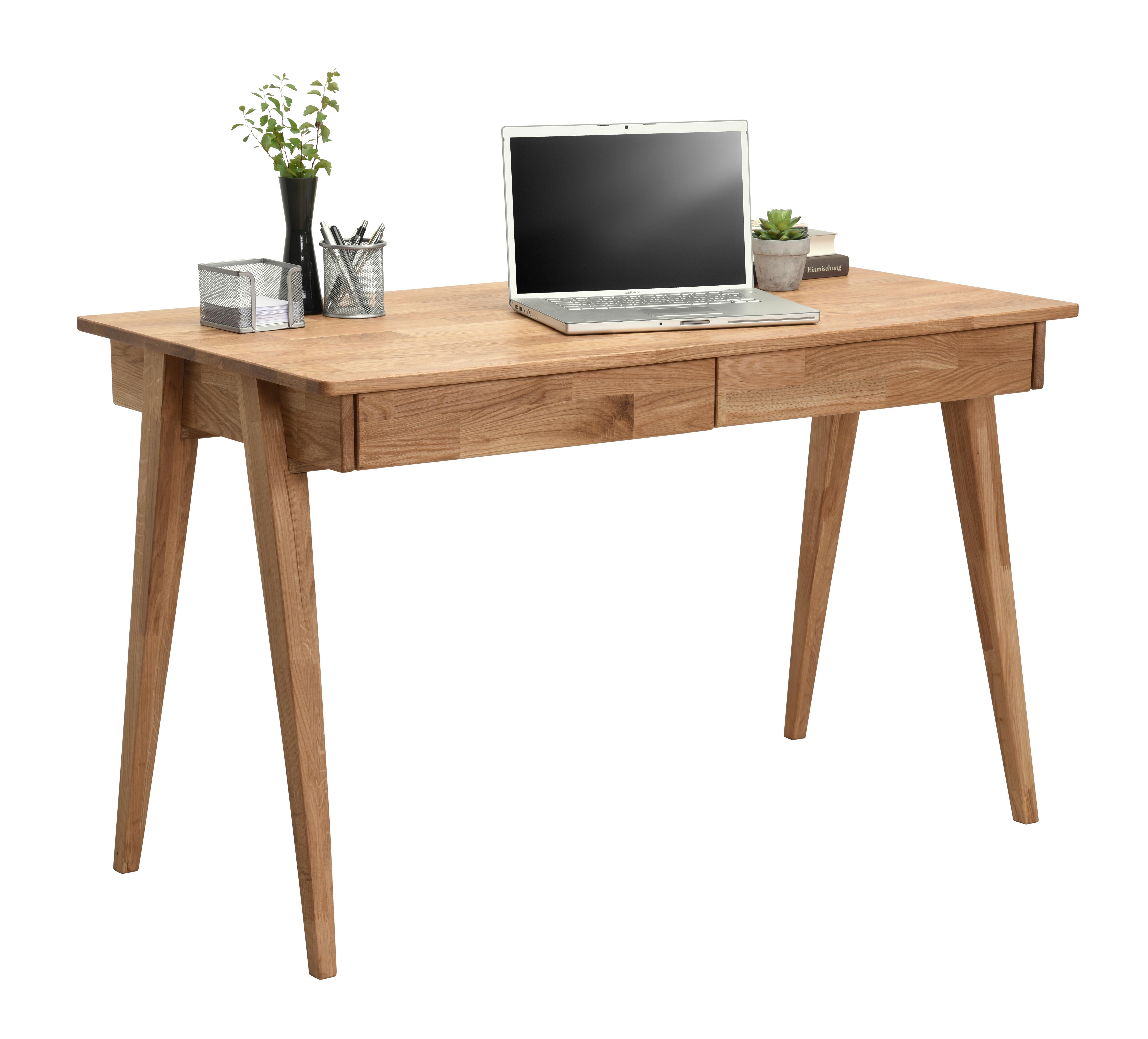 BIURKO BONN -LINEA NATURA- - dąb dziki, Konventionell, drewno (120/65/76cm) - Linea Natura