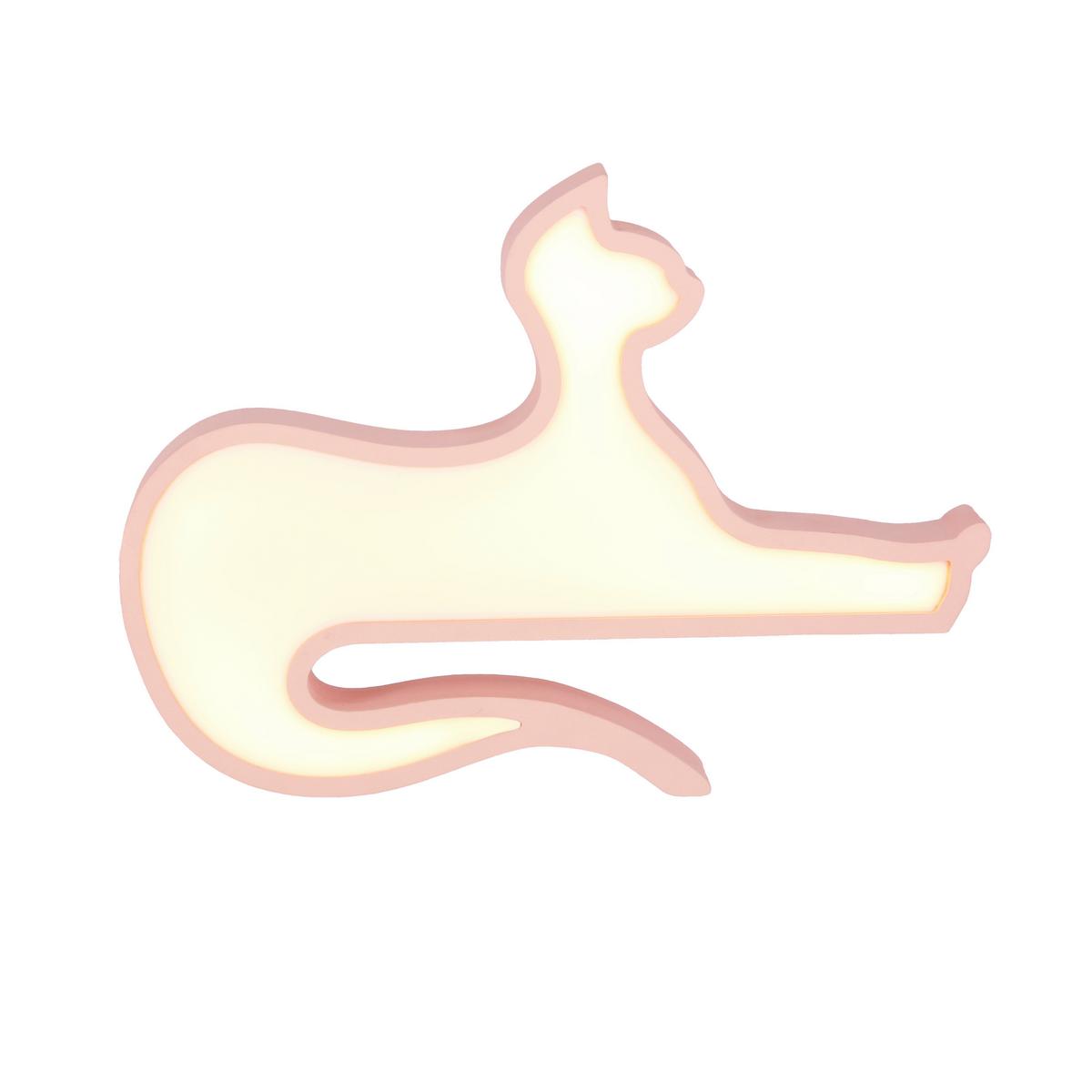 Dječja Stolna Svjetiljka Cat - pink, Basics, drvni materijal/plastika (28.5/3.5/20.5cm)