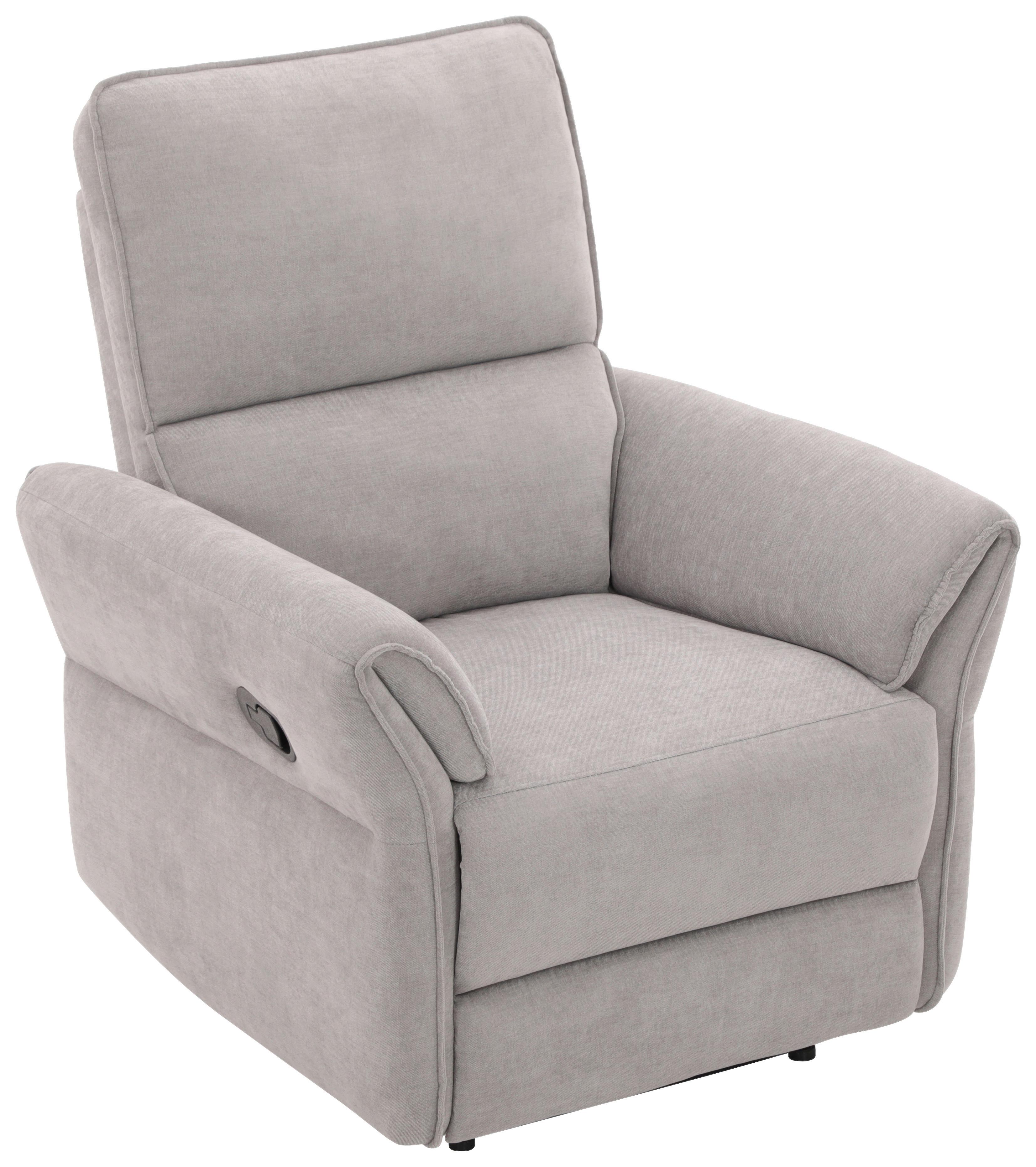 Počivalnik Redon, Siva - siva/črna, Basics, kovina/umetna masa (85/103/92cm) - Livetastic