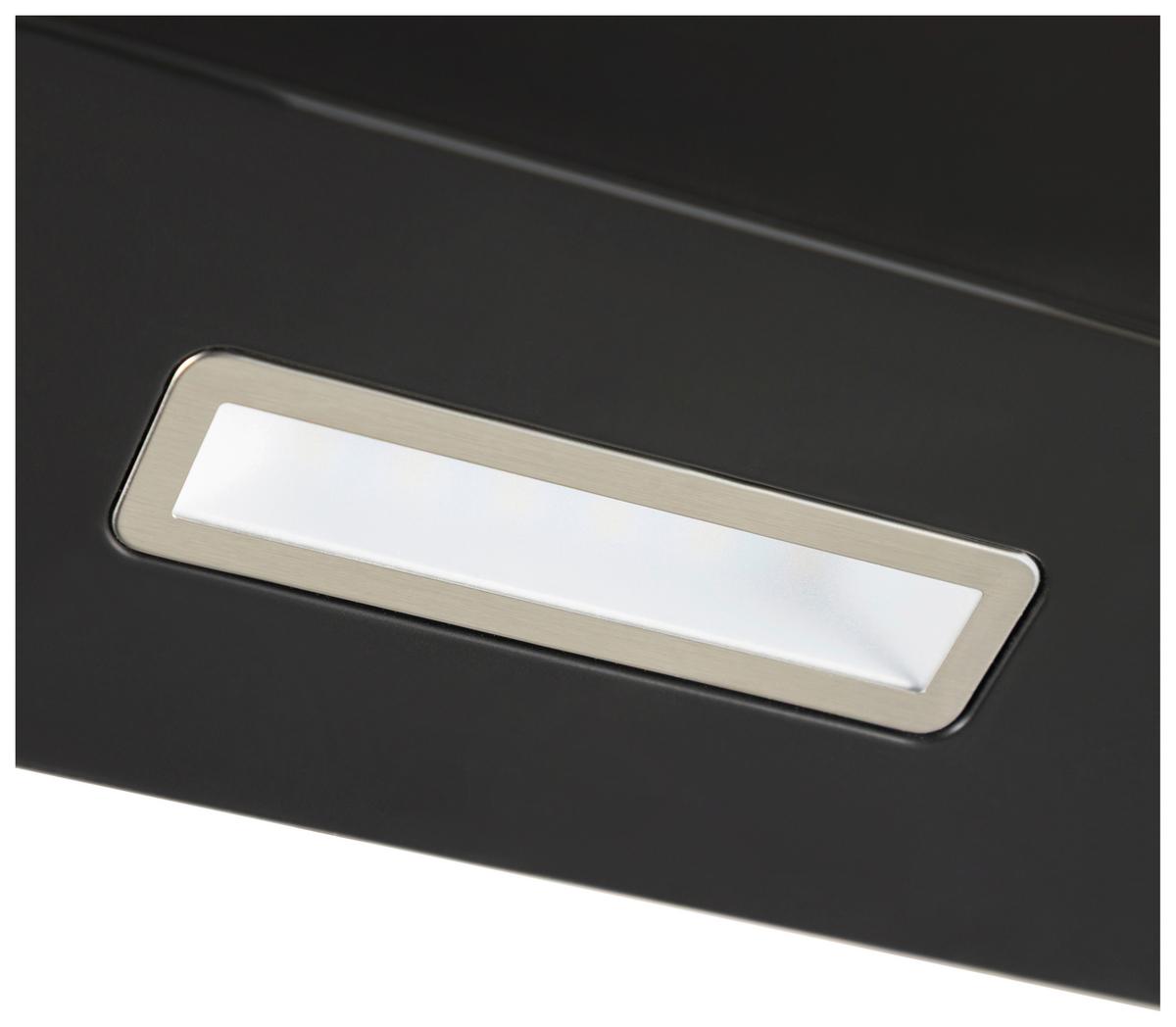 Dunstabzugshaube KHA400MOFSA Schwarz 60cm - Schwarz, Basics, Glas/Metall (60/60,5-88,5/31,5cm) - Mican