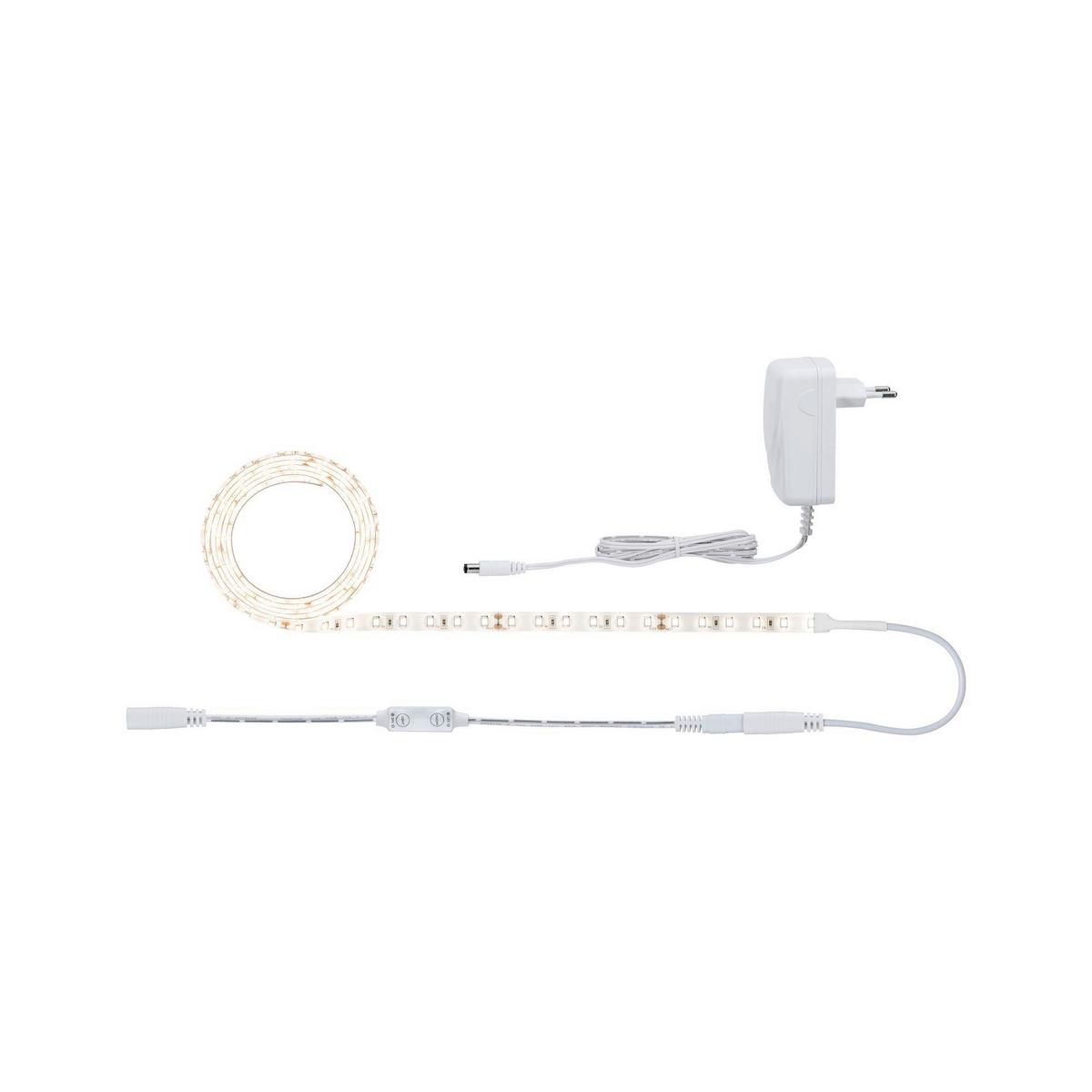 LED-Strip SimpLED Power in Weiß max. 17 Watt - Weiß, Basics, Kunststoff (150cm) - Paulmann