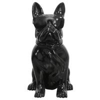 SKULPTUR BULLDOG - noir, Trend, matériaux naturels/pierre (27/37/19cm) - Kayoom