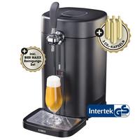 MASZYNA DO NALEWANIA PIWA BIER MAXX - kolor srebrny/czarny, Basics, tworzywo sztuczne (26,4/41/52,6cm)