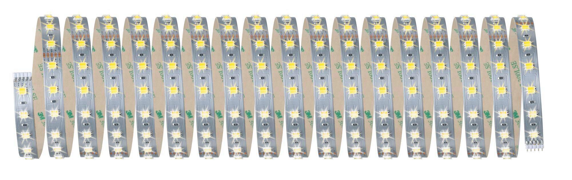 LED-Strip MaxLED Basic Set Silberfarben max. 47 Watt - Silberfarben, Basics, Kunststoff (1000cm) - Paulmann