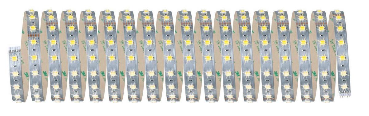 LED-Strip MaxLED Basic Set Silberfarben max. 47 Watt - Silberfarben, Basics, Kunststoff (1000cm) - Paulmann