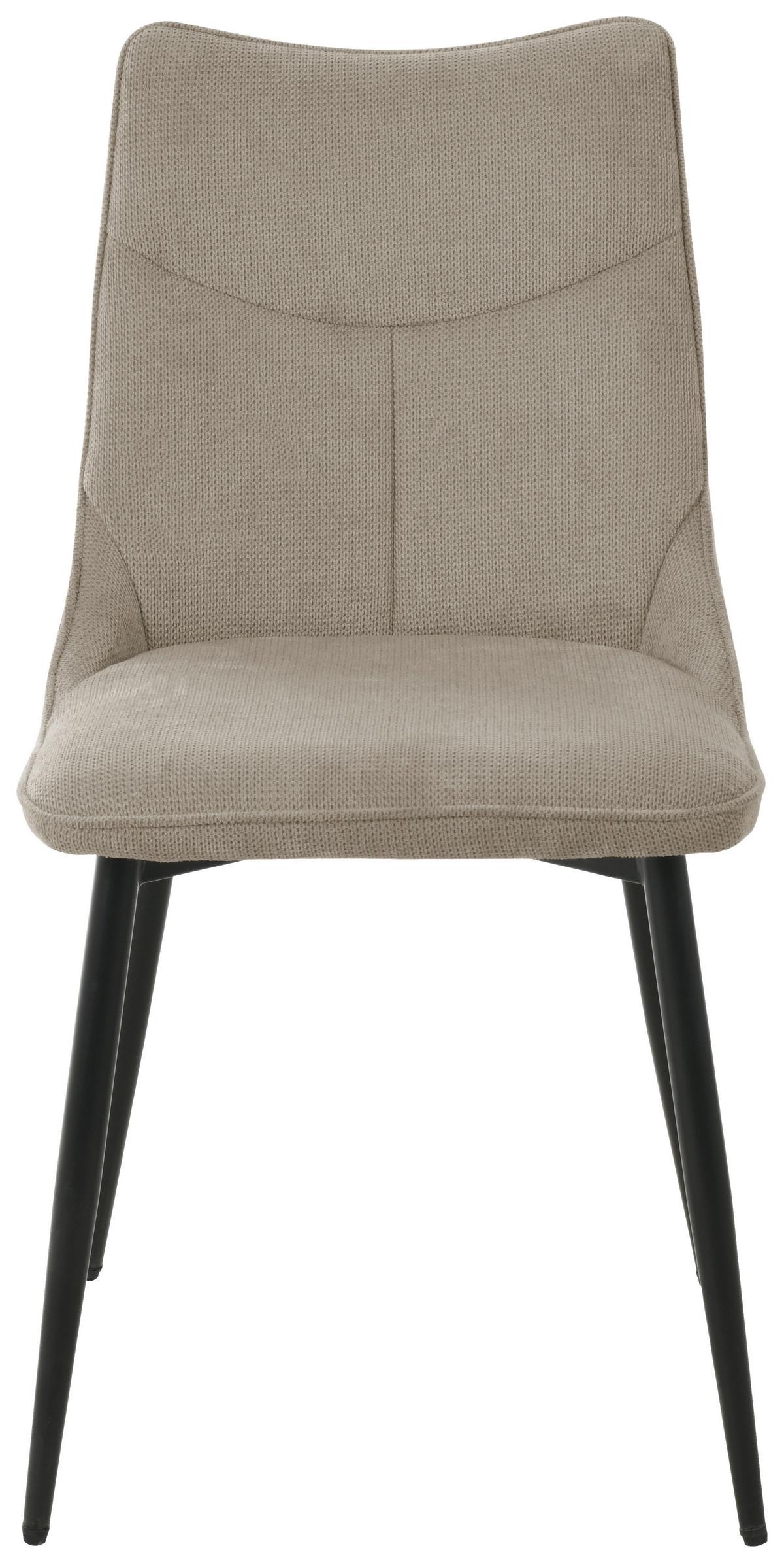 Stolica Vera Giga-S - bež/crna, Konvencionalno, drvo/metal (46/86/59cm)