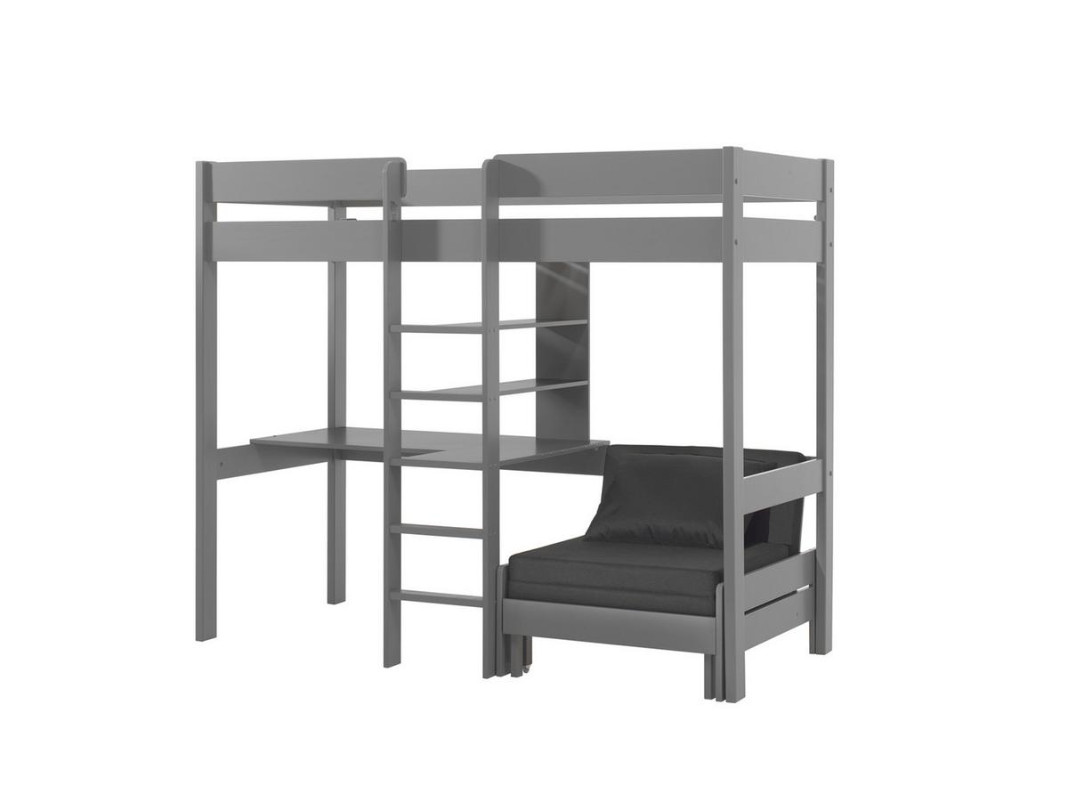 HOCHBETT Pino B: 105cm Grau - Kieferfarben/Grau, Basics, Holz (90/200cm) - MID.YOU