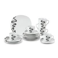 Kávéskészlet Lilian - fehér, Konventionell, kerámia - Modern Living