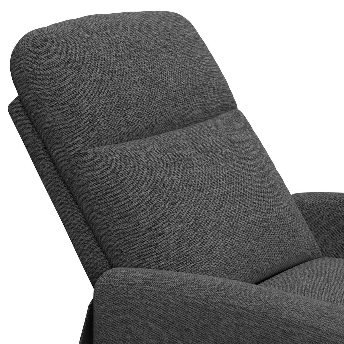 Tv Fotelj Athen, Temno Siva, Pomoč Pri Vstajanju - temno siva, Moderno, kovina/tekstil (67.5/107/88.5cm)