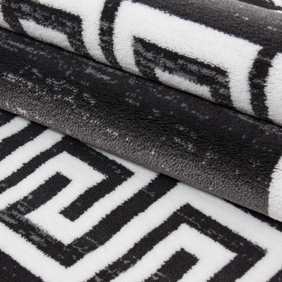 Flachwebeteppich Miami Grau ca. 240x340cm - Grau, Design, Textil (240/340cm) - Novel