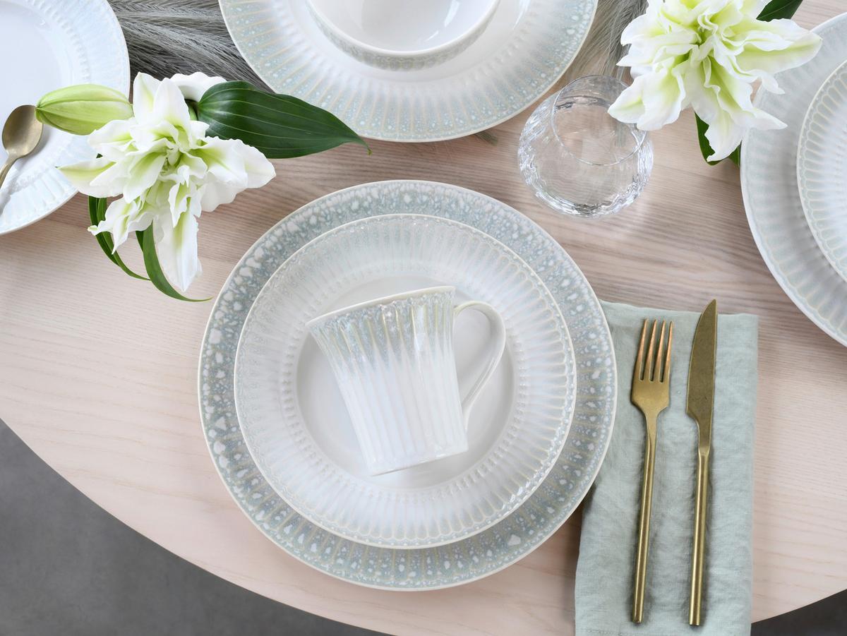 Kombinirani Servis Celadon Beige, 16-Delni - krem barve/biserna, Basics, keramika - Creatable