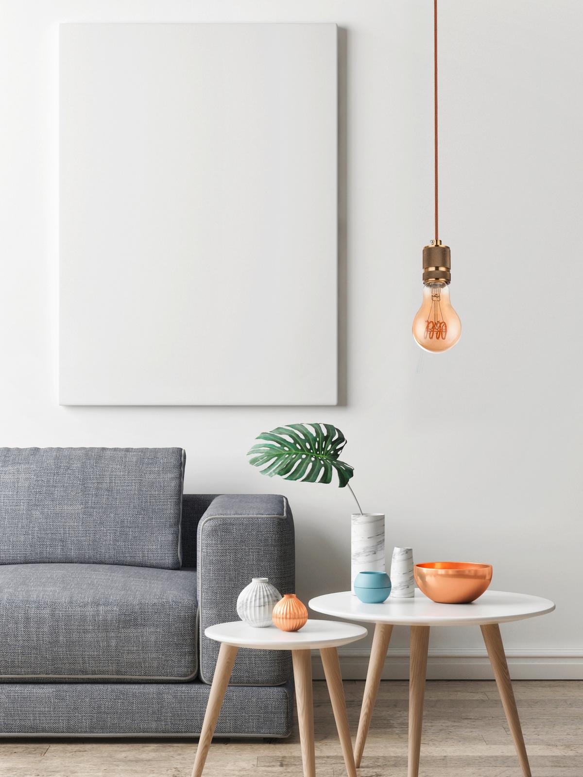 LAMPA WISZĄCA A21 NUR AUFHÄNGUNG - kolor mosiężny, Basics, metal/tkanina (10/150cm) - Globo