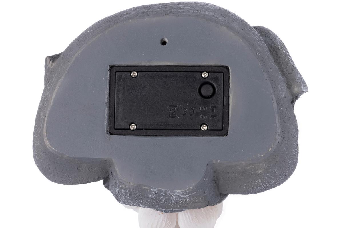 LAMPA SOLARNA GLORIOSA - biały/szary, Lifestyle, tworzywo sztuczne (17,8cm) - Ambia Garden