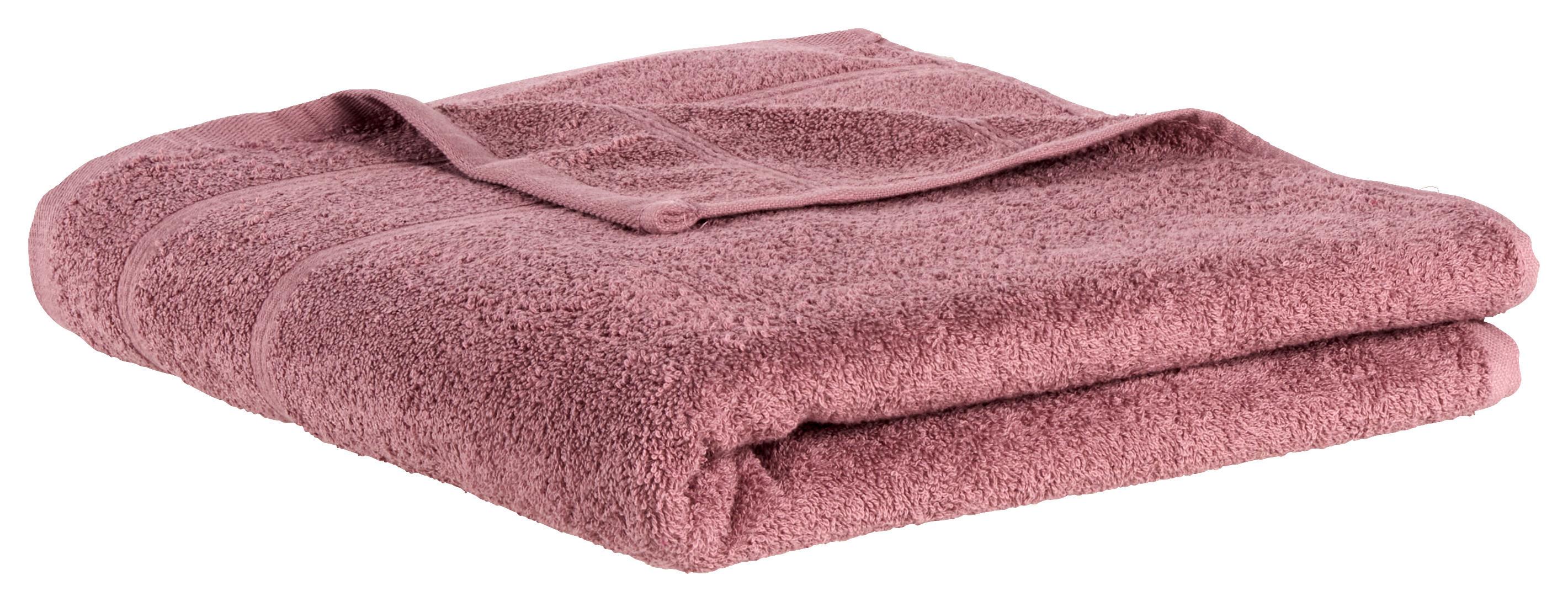 Duschtuch Melanie in Mauve ca. 70x140cm - Mauve, Textil (70/140cm) - Modern Living