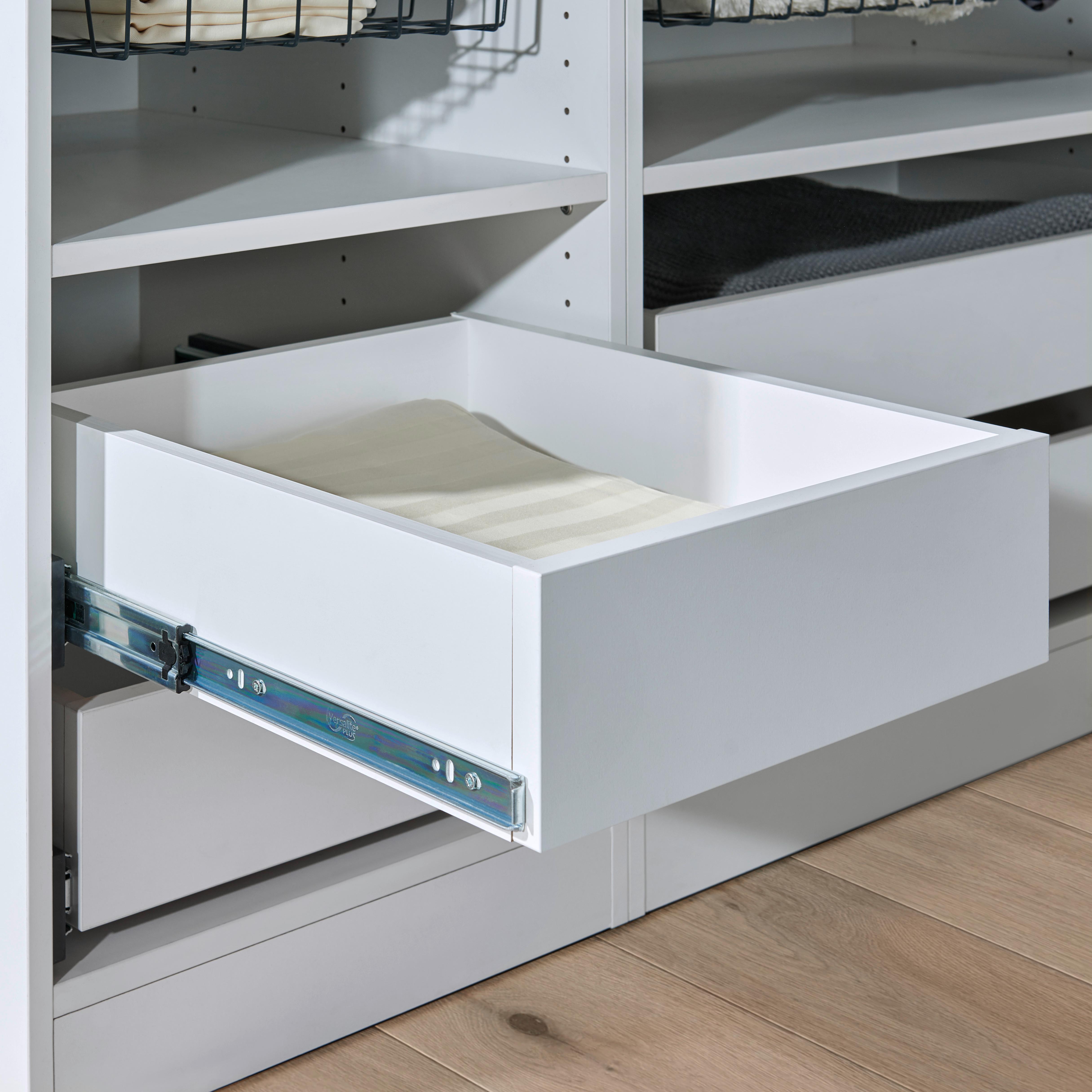 LÅDA UNIT -BASED- - vit, Modern, trämaterial (42,4/14/53cm) - Based